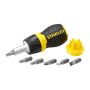 Stanley 0-66-358 - STANLEY® multibitový ráčňový skrutkovač + 6 bitov