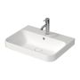 Duravit Happy D.2 Plus - Umývadlová misa brúsená, 600x460 mm, biela 2360600000