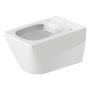 Duravit Viu - Závesné WC, Rimless, biela 2511090000