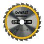 DeWALT DT1954 - Pílový kotúč Construction na drevo s klincami, 235×30mm, 24 zubov