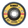 DeWALT DT3265 - Brúsny lamelový kotúč na kov 125×22,2mm, 36G - vypuklý, šikmý, typ 29
