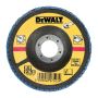 DeWALT DT3266 - Brúsny lamelový kotúč na kov 125×22,2mm, 60G - vypuklý, šikmý, typ 29
