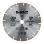 DeWALT DT3731 - Diamantový rezný kotúč so segmentovaným obvodom, 230×22,2mm, na suché rezanie