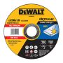 DeWALT DT43909 - Rezný kotúč HIGH PERFORMANCE na antikorovú oceľ, 230×22,2×1,9mm, Typ 1 - plochý