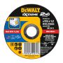 Dewalt DT43933 - Rezný kotúč Extreme® na antikorovú oceľ, 115×22,2×1,2mm, Typ 1 – plochý