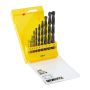 DeWALT DT5911 - 10-dielna súprava vrtákov do kovu HSS-R DIN 338, 1,0-10mm