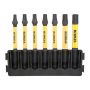 DeWALT DT70825 - Sada ToughCase™ - držiak 7ks bitov 57mm + Flextorq™ (T15, T20, T25, T30, T40)