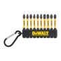 DeWALT DT7274 - 10-dielna sada bitov - kľúčenka