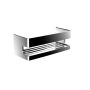 Emco System 2 - Košík do sprchového kúta, 225x92 mm, chróm 354500120