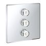 GROHE Grohtherm SmartControl - Krytka trojitého ovládača prietoku, chróm 29127000