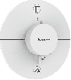 Hansgrohe ShowerSelect Comfort S - Termostat pod omietku pre 2 spotrebiče, biela matná 15554700