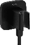 Hansgrohe FixFit Q - Kolienko s držiakom sprchy, čierna matná 26887670