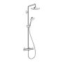 Hansgrohe Croma Select E - Showerpipe 180 2jet s termostatom, biela/chróm 27256400