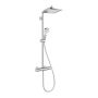 Hansgrohe Crometta E - Showerpipe 240 1jet EcoSmart 9 l/min s termostatom, chróm 27281000