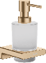 Hansgrohe AddStoris - Dávkovač tekutého mydla, kartáčovaný bronz 41745140