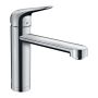 Hansgrohe Focus M42 - Kuchynská páková batéria 120 1jet s inštaláciou pred okno, chróm 71807000