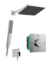 Hansgrohe set 22 - Sprchový systém pod omietku s termostatickou batériou, komplet, chróm