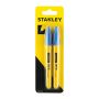 Stanley STHT81390-0 - Permanentné popisovače s jemným hrotom 2ks, modrý