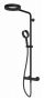 Teorema Select Design - POLO Termostatický sprchový systém, čierna matná 15253BB-T01