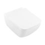 Villeroy & Boch Venticello Combi-Pack - SET Závesné WC + sedátko SlimSeat Line SoftClosing, alpská biela CeramicPlus 4611RLR1