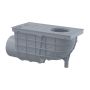 AlcaPlast AGV3S - Univerzálny lapač strešných splavenín 300×155/110 mm bočná, šedá