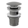 AlcaPlast A390 - Výpusť umývadlová CLICK/CLACK G 5/4" s prepadom, veľká zátka, kov, chróm-lesk