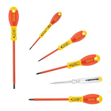 Stanley 0-65-441 - FatMax® 6-dielna súprava izolovaných skrutkovačov ploché, Phillips