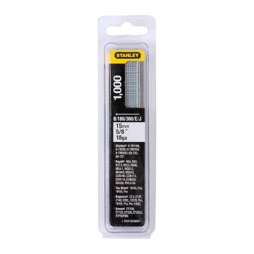 Stanley 1-SWK-BN0625T - Kolárske klinčeky 8/300/E/J 15mm, 1000ks