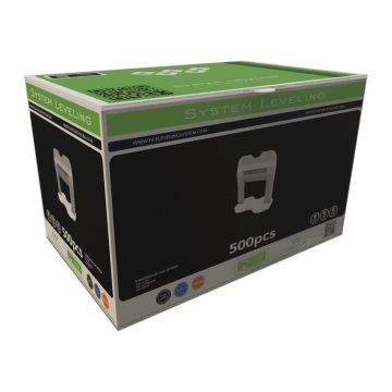 System Leveling nivelačné spony 1 mm - 500 ks (SL1121)