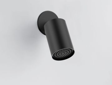 Alpi Loud - Hlavová sprcha Ø 70 mm, čierna matná LDP01NE