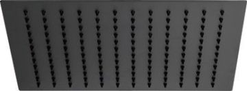 Alpi Idroterapia - Hlavová sprcha 300x300 mm SLIM, čierna matná SF076ANE