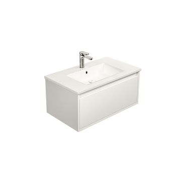 BOCCHI Milano - Skrinka pod umývadlo, 820x475 mm, biela lesklá