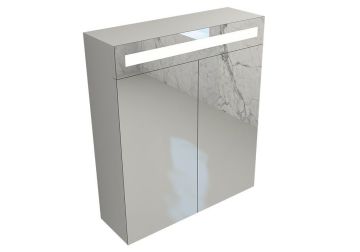 BOCCHI - Zrkadlová skrinka s LED osvetlením, 600x700 mm