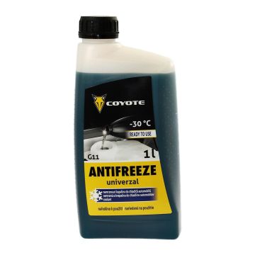 COYOTE CY-5877542 - COYOTE Antifreeze G11 Univerzal READY -30°C 1L