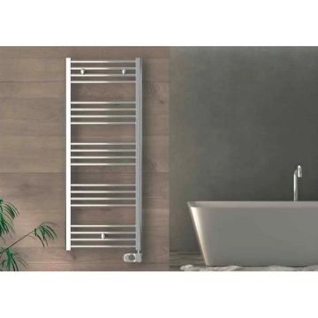 Cordivari Vima Electric - Radiátor 1238x500 mm s digitálnym termostatom, chróm 3581656110004