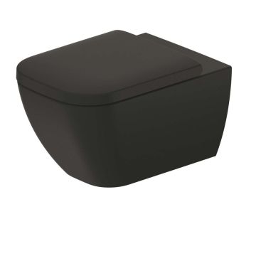 Duravit Happy D.2 - Závesné WC Rimless®, 540x365 mm, Antracit matná 2222098900