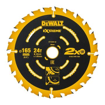 DeWALT DT10300 - Pílový kotúč Extreme® 165×20mm, 24 zubov