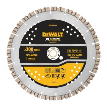 DeWALT DT20460 - Kotúč segmentový diamantový ELITE, Ø300×25,4mm