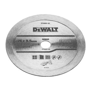 DeWALT DT20591 - Kotúč diamantový na obklady, 76mm×1,6mm, pre DCS438
