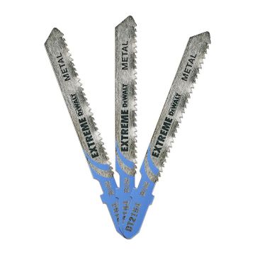 DeWALT DT2154 - Bimetalové pílové listy Extreme® na oceľ a kovy do 6mm, 51mm, rýchle rezy, pre priam. píly, 3ks
