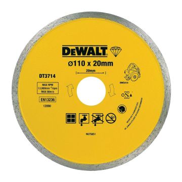 DeWALT DT3714 - Diamantový rezný kotúč na dlaždice - 110×20mm