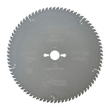 DeWALT DT4288 - Pílový kotúč Extreme® na drevo, dyhu, laminát, hliník, 305×30mm, 80 zubov, TCG -5°