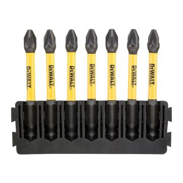 DeWALT DT70821 - Sada ToughCase™ - držiak 7ks bitov 57mm + Flextorq™ (PZ2)