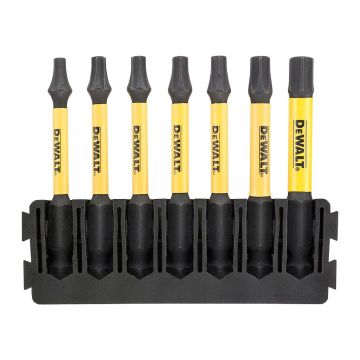 DeWALT DT70825 - Sada ToughCase™ - držiak 7ks bitov 57mm + Flextorq™ (T15, T20, T25, T30, T40)