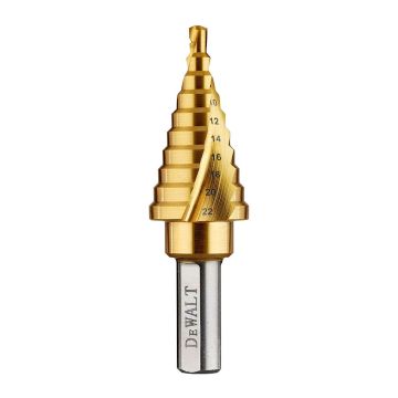 DeWALT DT90246 - Titánový stupňovitý vrták 4-22mm, s okrúhlou upínacou stopkou ø 9mm