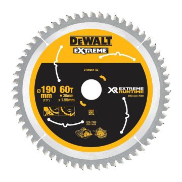 DeWALT DT99564 - Pílový kotúč XR® Extreme® FlexVolt® - 190×30mm, 60 zubov