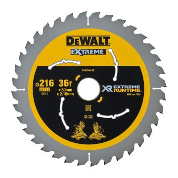 DeWALT DT99569 - Pílový kotúč XR® Extreme® FlexVolt® - 216×30mm, 36 zubov