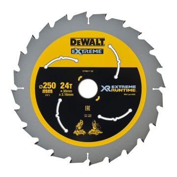 DeWALT DT99571 - Pílový kotúč XR® Extreme® FlexVolt® - 250×30mm, 24 zubov