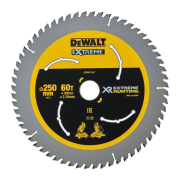 DeWALT DT99573 - Pílový kotúč XR® Extreme® FlexVolt® - 250×30mm, 60 zubov