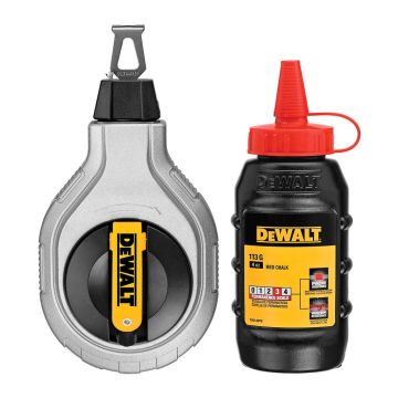 DeWALT DWHT47408-0 - Značkovacia šnúra 30m, 6:1 + červená krieda